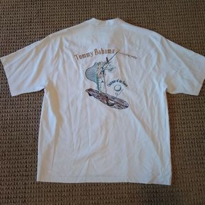 Tommy Bahama Embroidered 100% Silk Shirt